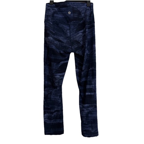 Lululemon Wunder Under Leggings Womens 4 Luxtreme High-Rise Blue Midnight - Picture 2 of 5